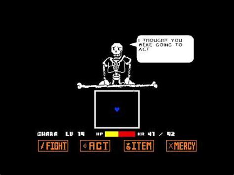 Any variation would result in being stuck on a neutral path where you won't actually get to fight <b>Sans</b>. . What happens if you spare papyrus but kill sans
